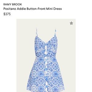 Ramy Brook Blue Dress